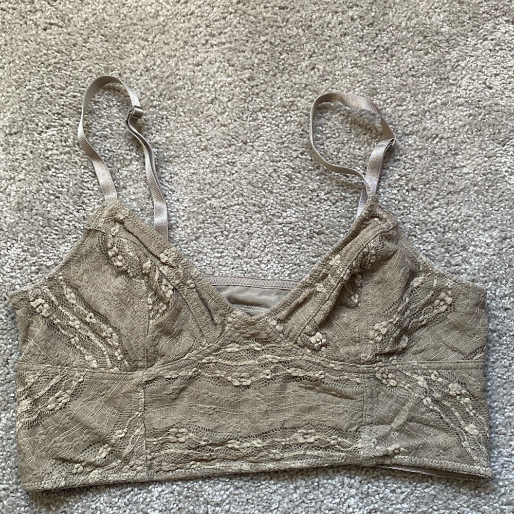 Free People Lace Bralette, Medium